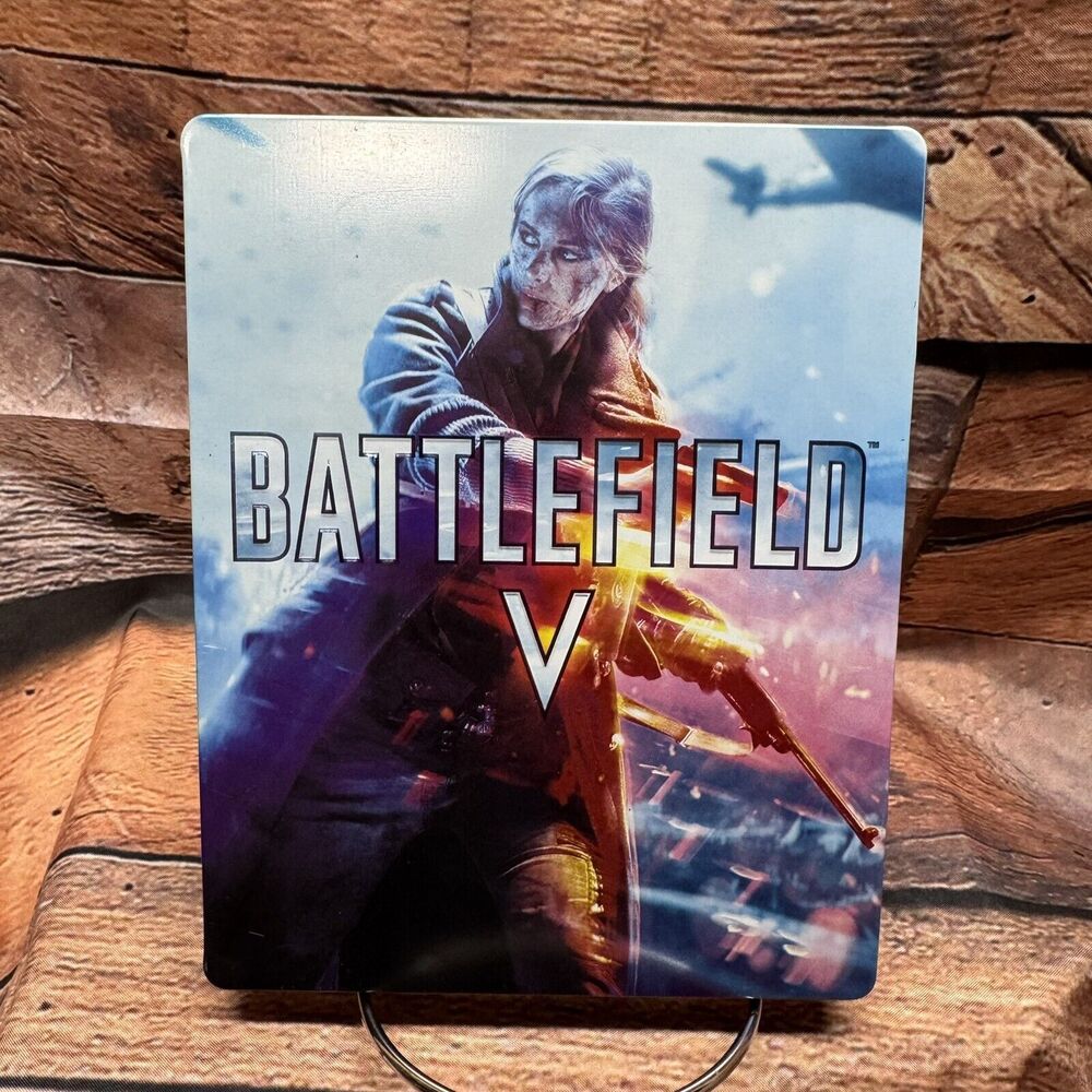 Battlefield V 5 SteelBook Case Only No Game PS4 Xbox PC Official G2 Pre-Order